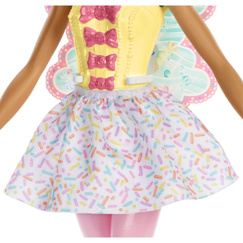 Poupée Barbie Dreamtopia Pouée Fée avec Cheveux Roses