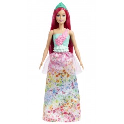 Poupée Barbie Dreamtopia Princesse aux Cheveux Rose Foncé