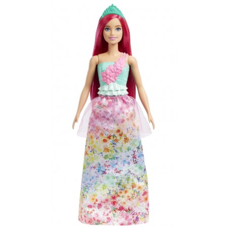Poupée Barbie Dreamtopia Princesse aux Cheveux Rose Foncé