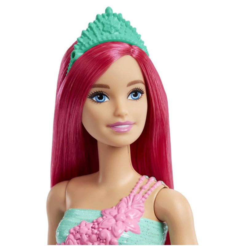 Barbie Dreamtopia Princesse aux Cheveux Rose Foncé