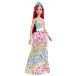 Barbie Dreamtopia Princesse aux Cheveux Rose Foncé