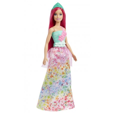 Barbie Dreamtopia Princesse aux Cheveux Rose Foncé