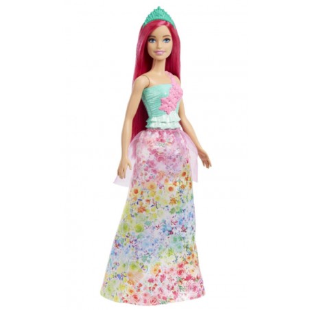 Poupée Barbie Dreamtopia Princesse aux Cheveux Rose Foncé