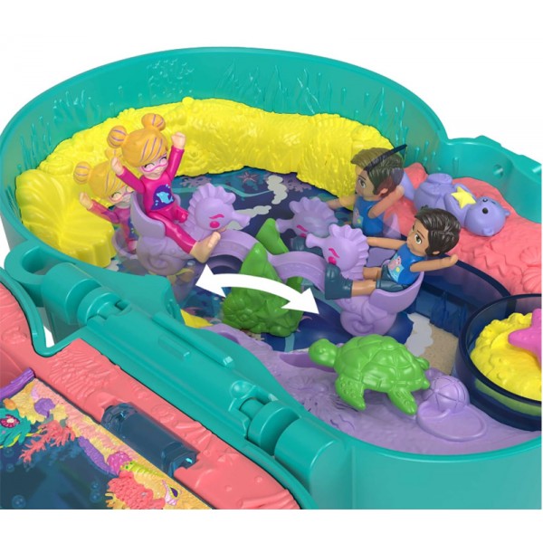 Polly Pocket - Coffret Loutre Aquatique avec Surprises et Accessoires