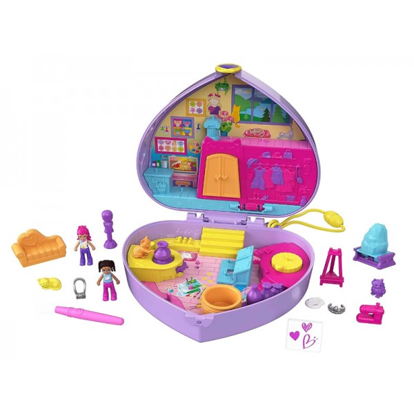 Polly Pocket - Coffret Shani Atelier De Peinture