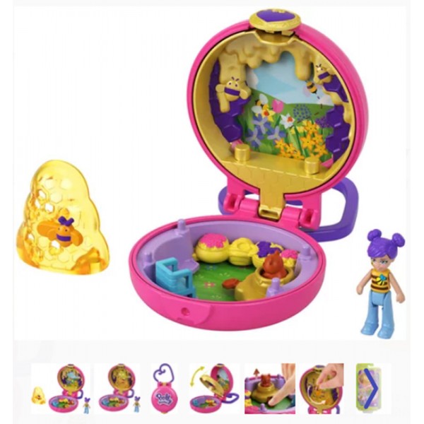 Polly Pocket - Mini Coffret Univers Polly et Les Abeilles