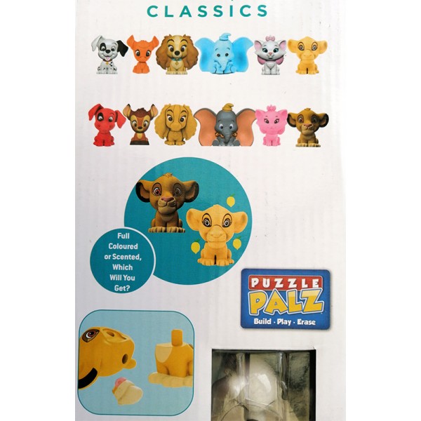 Puzzle Gomme 3D Disney Classics - Un personnage Aléatoire Multicolore ou Parfumé