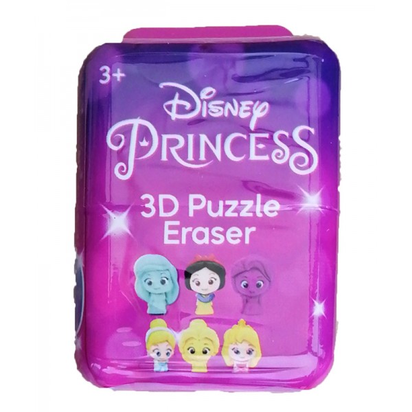 Puzzle Gomme Casse_Tête 3D Princesses - Une Princesse Aléatoire Multicolore ou Parfumé