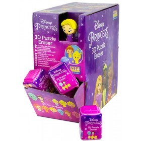 Puzzle Gomme 3D Disney Princess - Figurine Palz Princesse Mystère