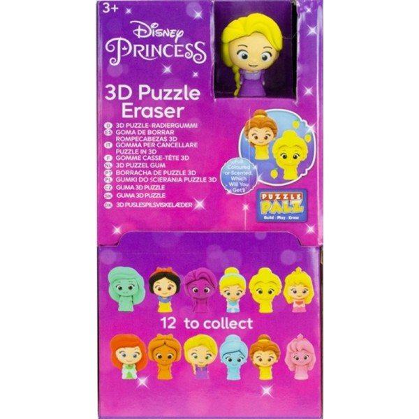Puzzle Gomme 3D Disney Princess - Figurine Palz Princesse Mystère