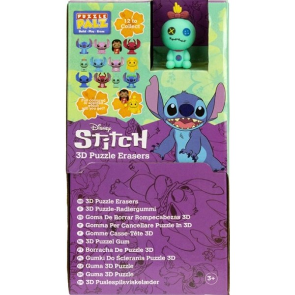 Puzzle Gomme 3D Disney Stitch - Figurine Mystère