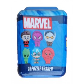 Puzzle Gomme Casse_Tête 3D Marvel - Un Personnage Aléatoire Multicolore ou Parfumé