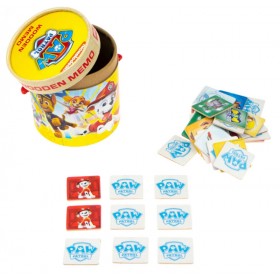 Jeu de Mémoire en Bois 36 pièces Pat Patrouille