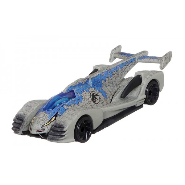 Hot Wheels Character Cars Jurassic World Velociraptor Blue