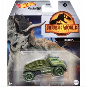 Hot Wheels Character Cars Jurassic World Triceratops