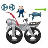 Figurines Minions Gru et son Vélo Lance Roquette - Imaginext