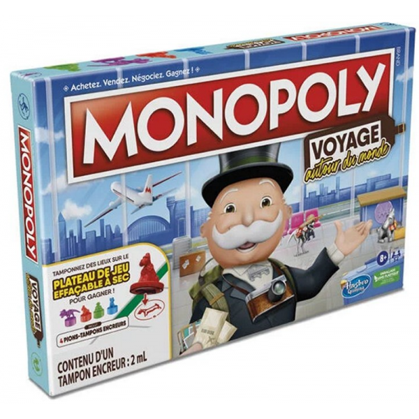 Monopoly Voyage Autour Du Monde - Jeu de Société Hasbro