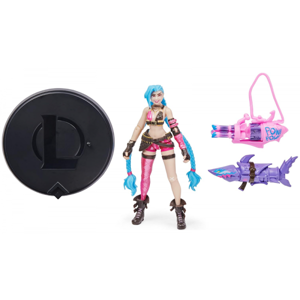 Coffret 5 Figurines League Of Legends Avec Accessoires