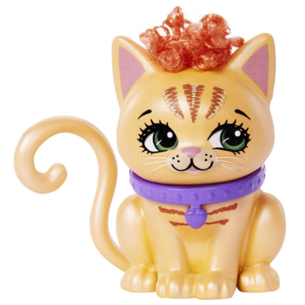 Poupée Enchantimals Tarla Chat 15 cm et Figurine Animale Cuddler