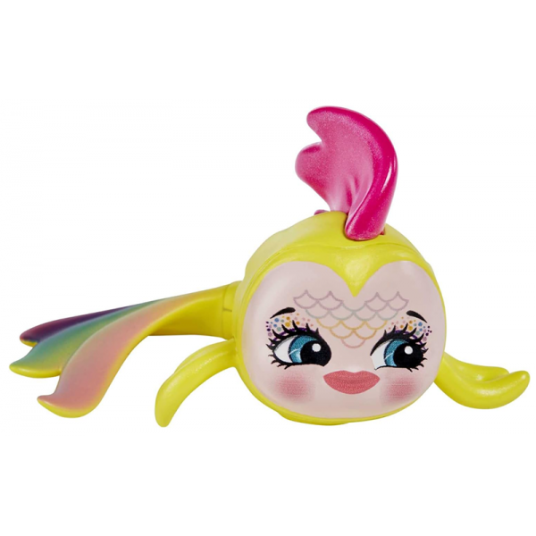 Poupée Enchantimals Radia Poisson Arc-En-Ciel 15 cm et Figurine Flo