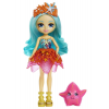 Poupée Enchantimals Staria Etoile De Mer 15 cm et Figurine Beamy