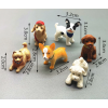 Figurines Chiens Miniatures Mignons - 6 pièces