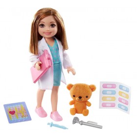 Poupée Barbie Chelsea Docteur & Accessoires
