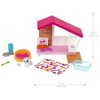 Barbie - Niche et Deux Figurines Chiots et Accessoires