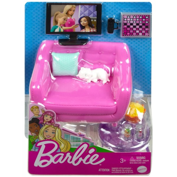 Barbie - Coffret Accessoires Soirée TV