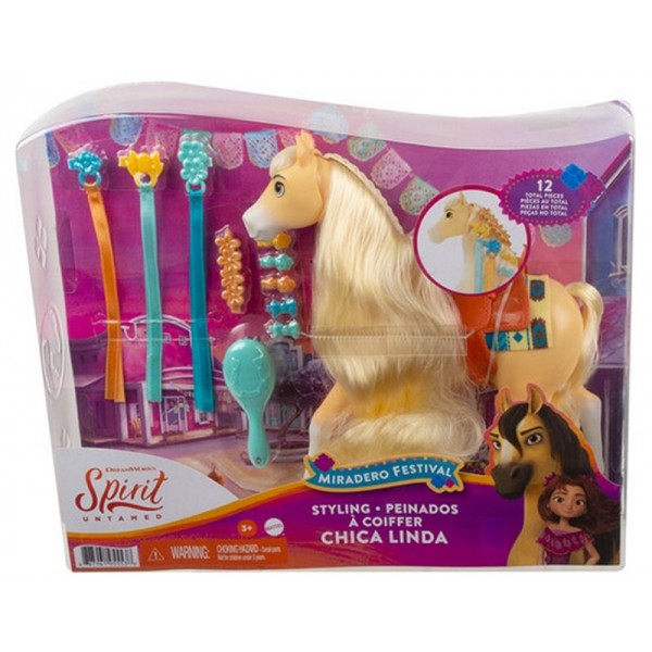 Spirit - Coffret Figurine Cheval Chica Linda à Coiffer