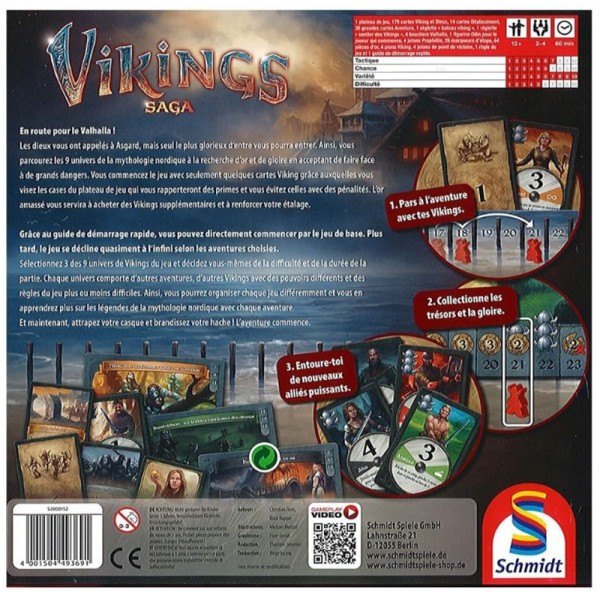 Vikings Saga - Jeu de société Schmidt