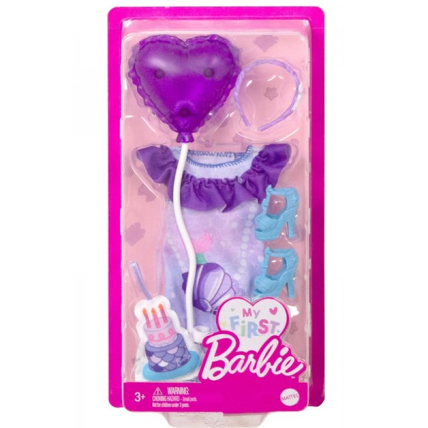 My First Barbie - Coffret Tenue Fête d'Anniversaire