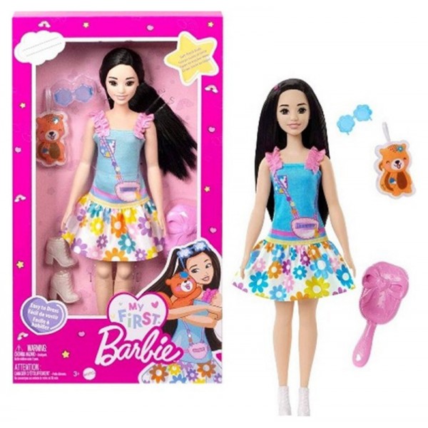 Poupée Ma Première Barbie Renée Avec Ecureuil