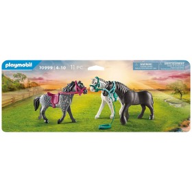 Playmobil 70999 3 Chevaux avec Accessoires - Country