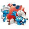 Puzzle 104 pièces + Pitufos 3D - The Smurfs Clementoni 20341