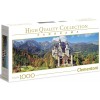 Puzzle 1000 pièces Adultes Panorama Château Neuschwanstein - Clementoni 39438