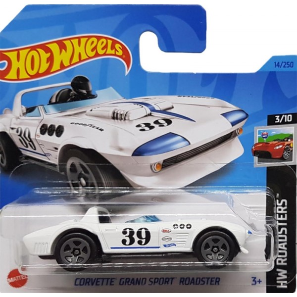 Hot Wheels Véhicule Miniature Corvette Grand Sport Roadster - HW RoadSters