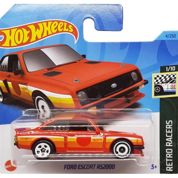 Hot Wheels Véhicule Miniature Ford Escort  RS2000 - Retro Racers