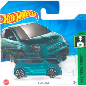 Hot Wheels Véhicule Miniature Fiat 500e - HW Green Speed