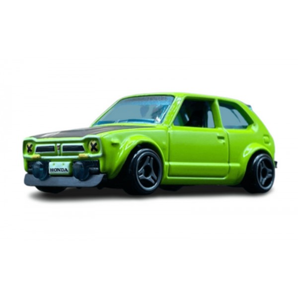 Hot Wheels Véhicule Miniature '73 Honda Civic Custom - HW J-Imports