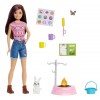 Coffret Poupée Barbie It Takes Two Avec Figurine Lapin et Accessoires Camping