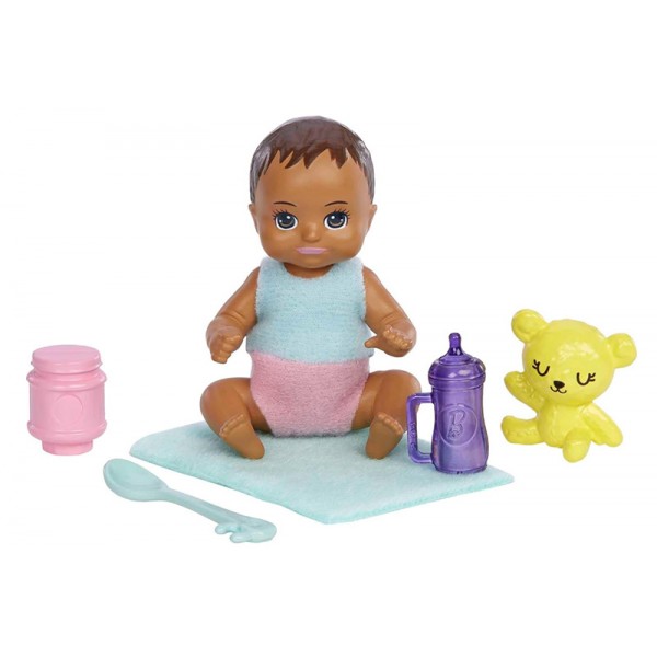 Poupée Barbie Skipper Baby Sitter Avec Figurine Bébé et Accessoires