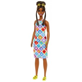 Poupée Barbie Fashionitas Brune Avec Chignon Bun