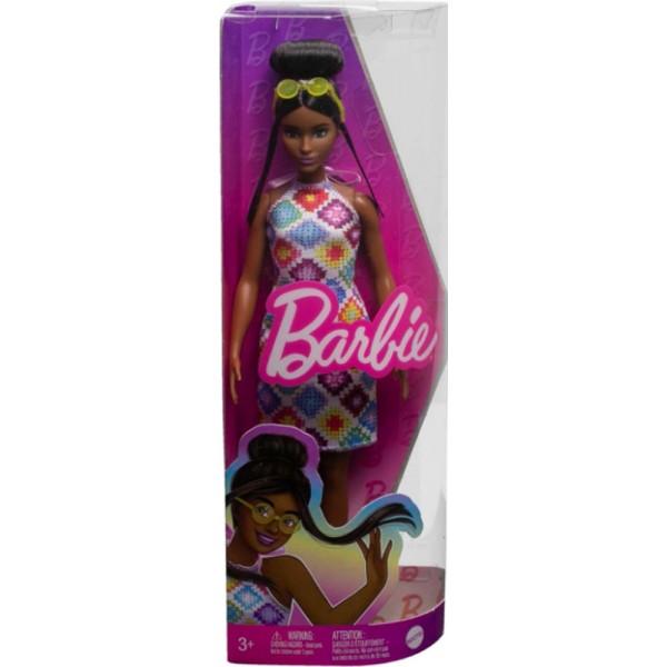 Poupée Barbie Fashionitas Brune Avec Chignon Bun