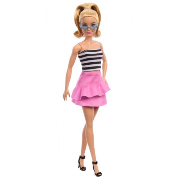 Poupée Barbie Fashionistas Blonde Avec Top Rayé