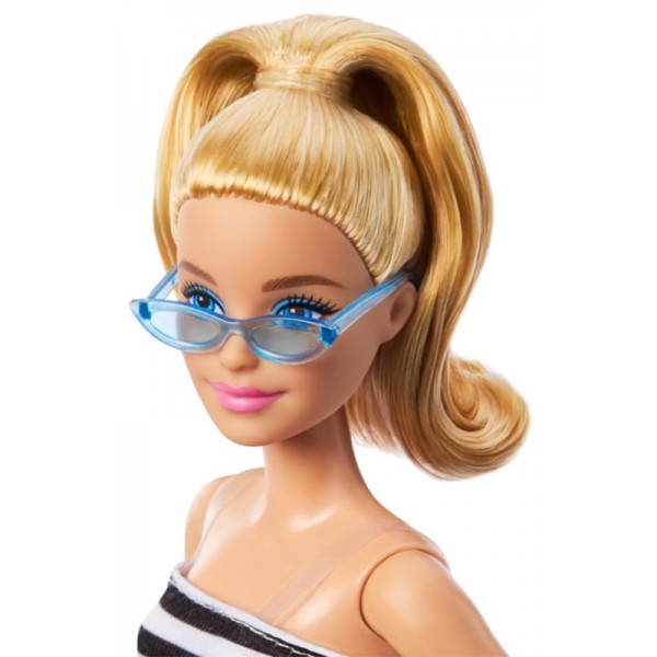 Poupée Barbie Fashionistas Blonde Avec Top Rayé