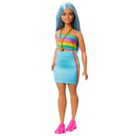 Poupée Barbie Fashionistas Cheveux Bleus