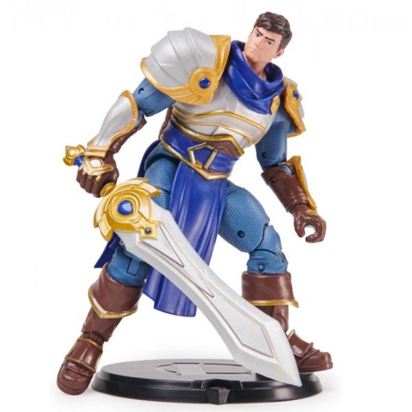 Coffret Figurine League Of Legends Garen 17 cm Avec Accessoires