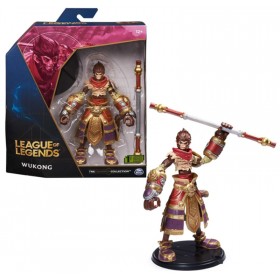 Coffret Figurine League Of Legends Wukong 17 cm Avec Accessoires