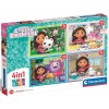 Puzzle 4-En-1 Gabby et La Maison Magique - Clementoni 21524